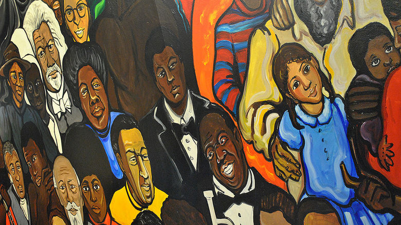 Mural from Oliver LaGrone Cultural Center