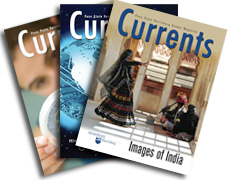 collage of currents magazine covers