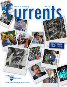 Magazine cover illustrating various photos from the campus events