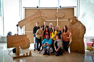 The students involved in the ONE Design project. 