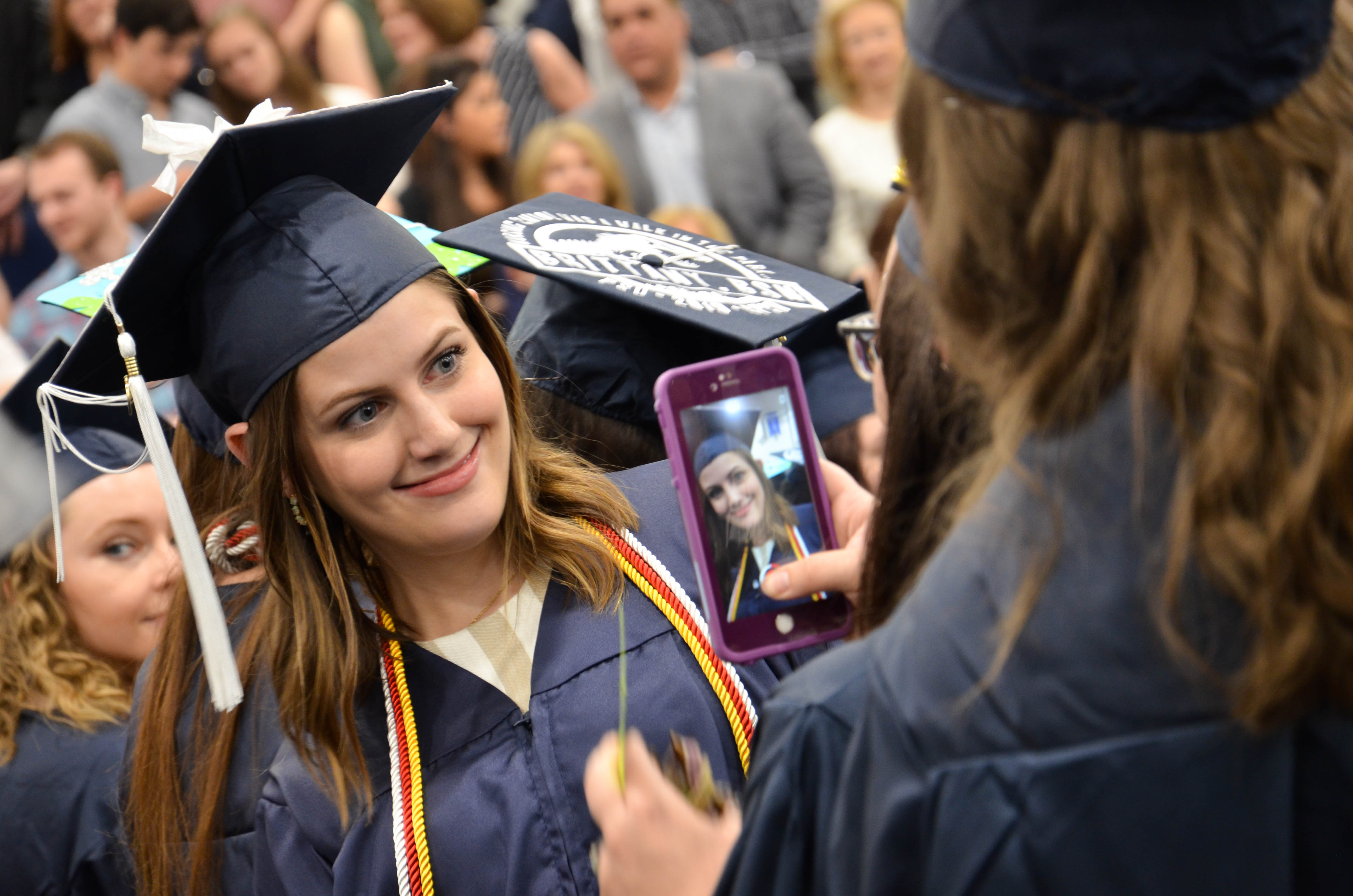 Penn State graduates walk across the stage throughout Pennsylvania