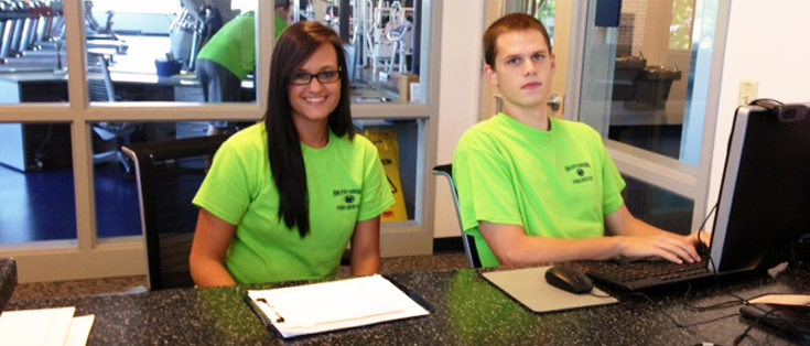 Two Front Desk Student Monitors