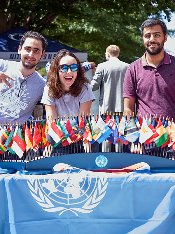 Students in International fair events