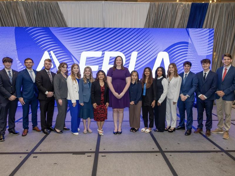 Group photo of Harrisburg's FBLA chapter