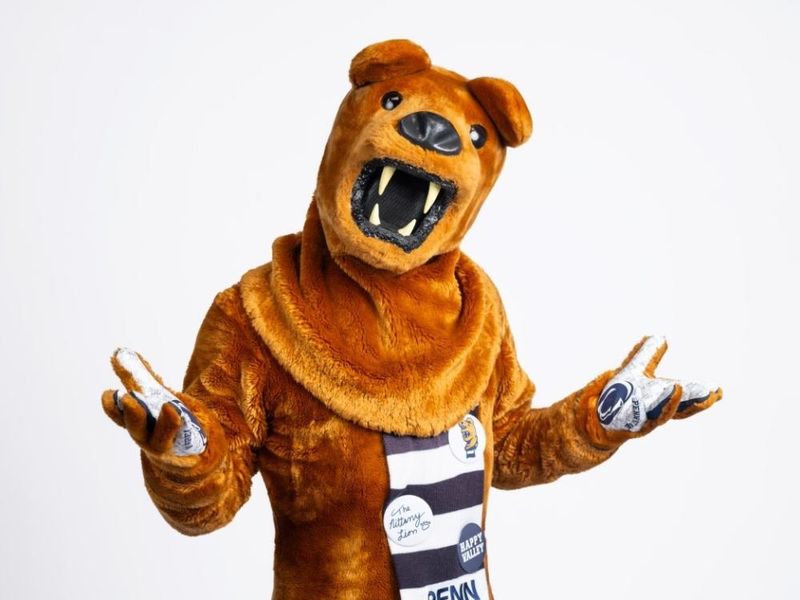 The Nittany Lion mascot