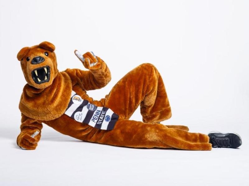 The Nittany Lion mascot