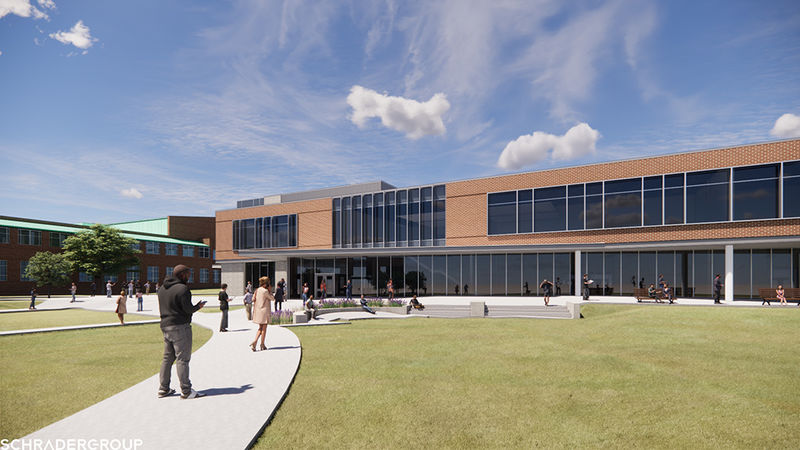 rendering of the ALC as viewed from the quad