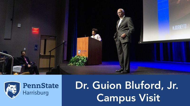 Retired Astronaut and Penn State Alumnus Guion Bluford Jr. visits Penn State Harrisburg