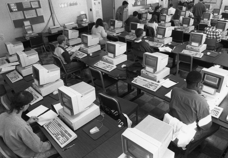Penn State Harrisburg 1980 computer lab