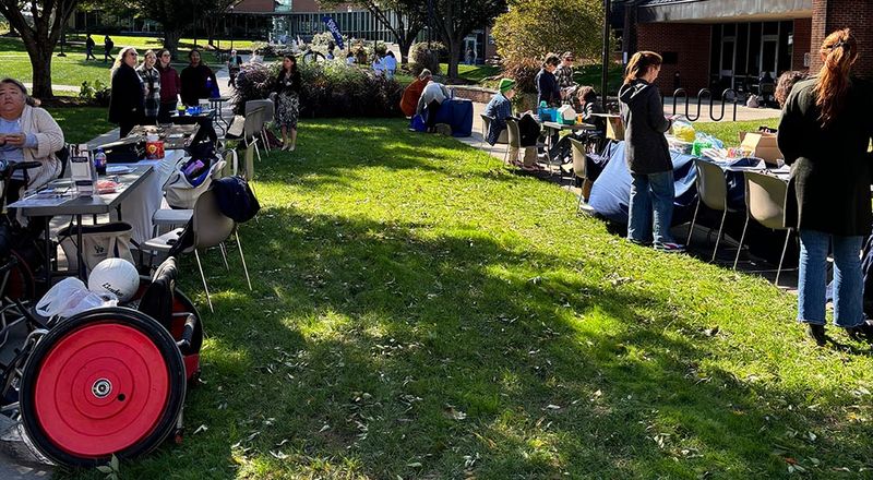 Outdoor interactive tables