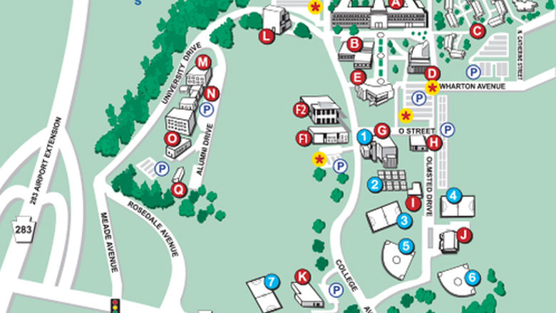 Penn State Harrisburg Campus Map