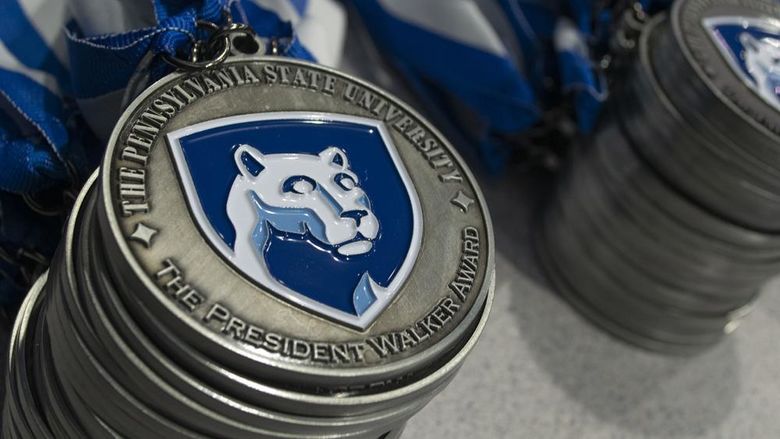Penn State award medals 