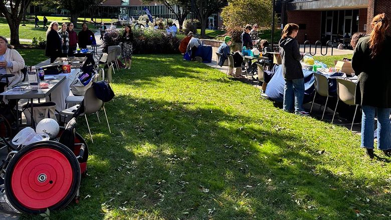 Outdoor interactive tables