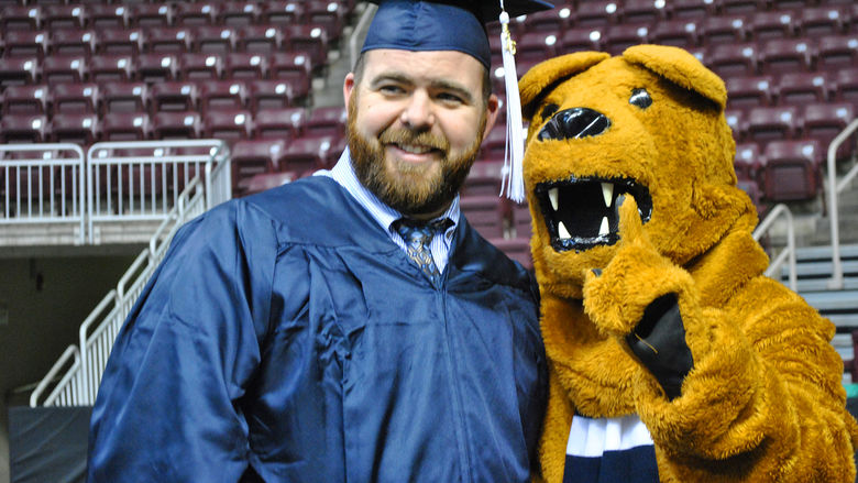 graduate and lion