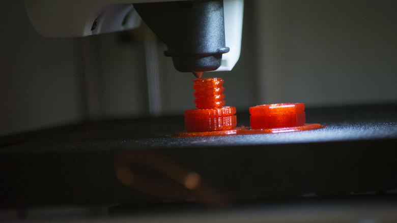3D printer printing shape