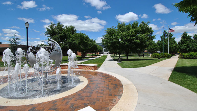 Penn State Harrisburg fountain