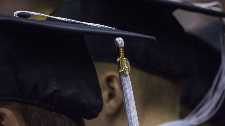 graduation caps with tassels