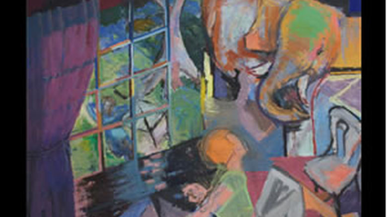 Elephant Curtain, 2009-2010, oil on canvas