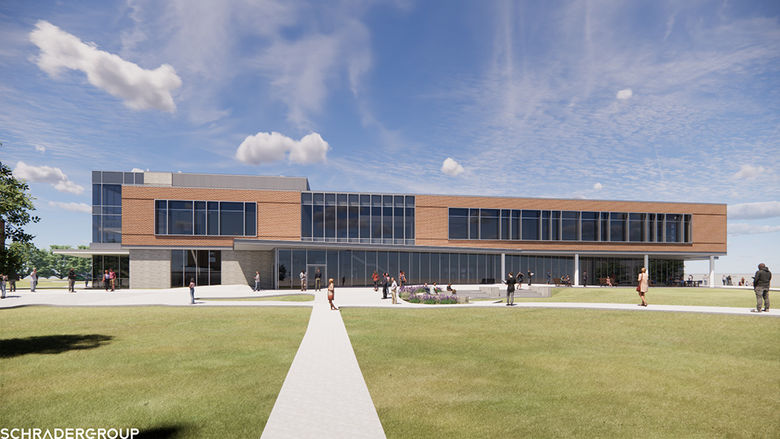 rendering of the ALC as viewed from the West