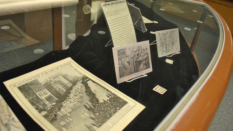 The &quot;American Women and Modern Culture, 1890-1920&quot; exhibit is on display in the Penn State Harrisburg Library until Feb. 8.