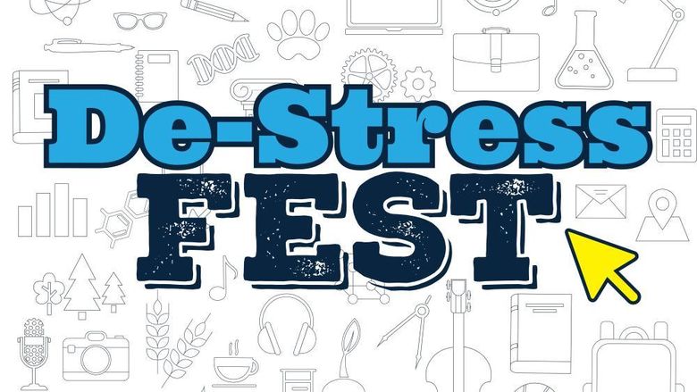 De-Stress fest graphic title