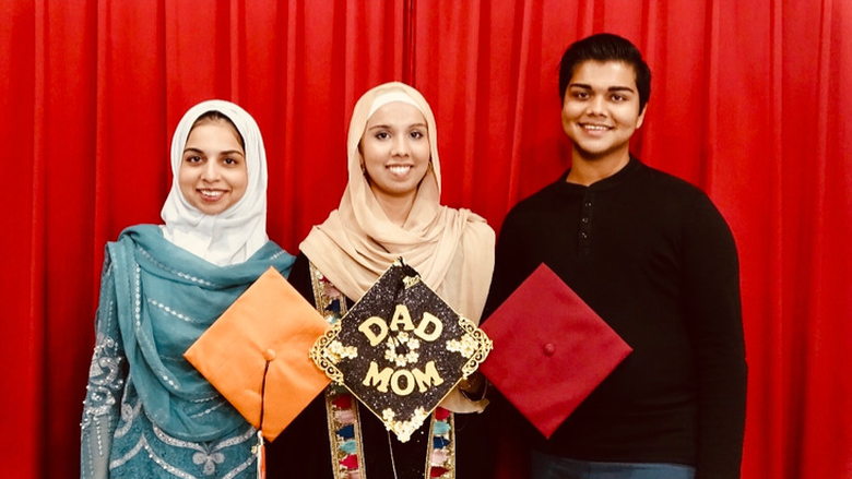 Shermeen Muhammad and her siblings