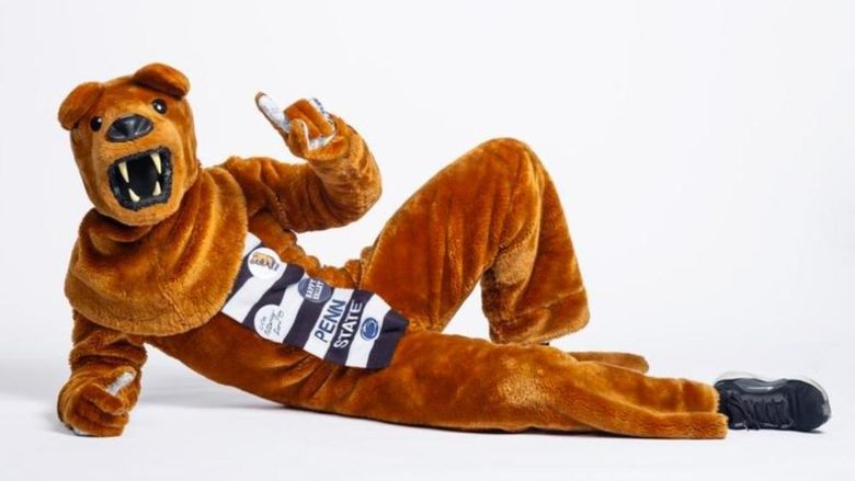 The Nittany Lion mascot