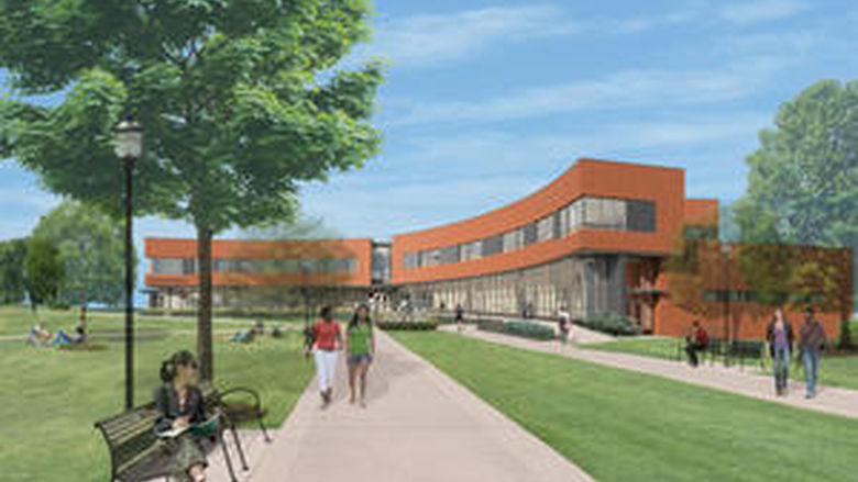 Artist rendering of new Student Enrichment Center