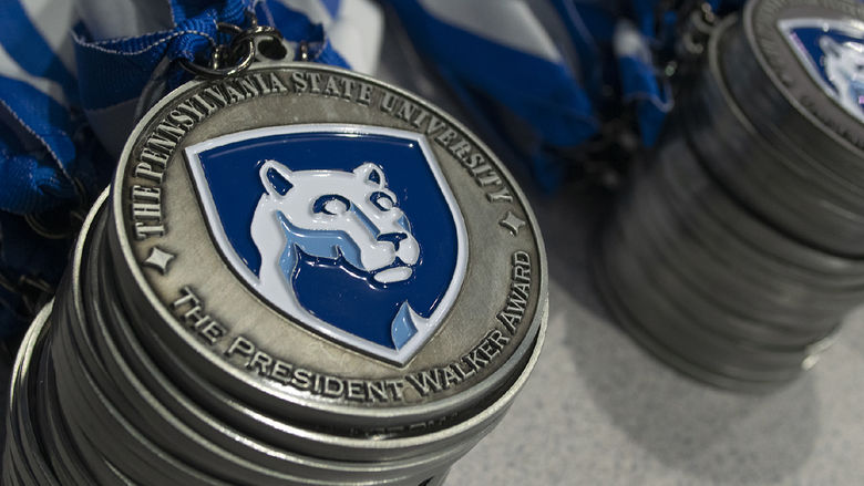 Medals with Penn State Shield 