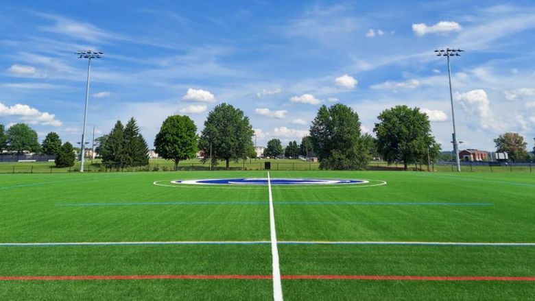 View of the turf field at Penn State Harrisburg