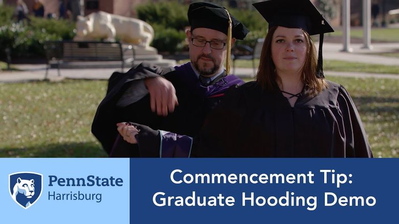 Commencement Tip: Graduate Hooding Demo