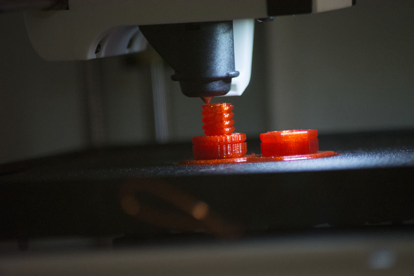 3D printer printing shape