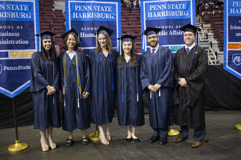 Penn State Harrisburg spring 2019 commencement featured first student