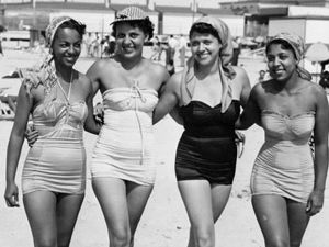 Ladies on Chicken Bone Beach