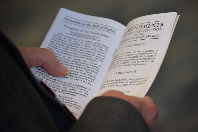 holding pocket Constitution