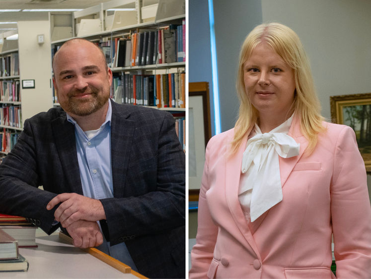 Side by side headshots of Timothy D. Smith and Maria Rovito