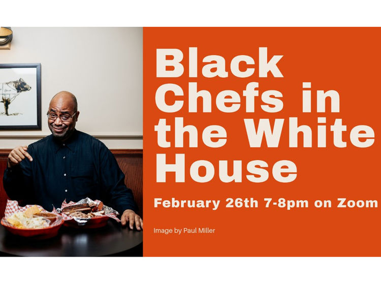 Adrian Miller and text that reads Black Chefs in the White House