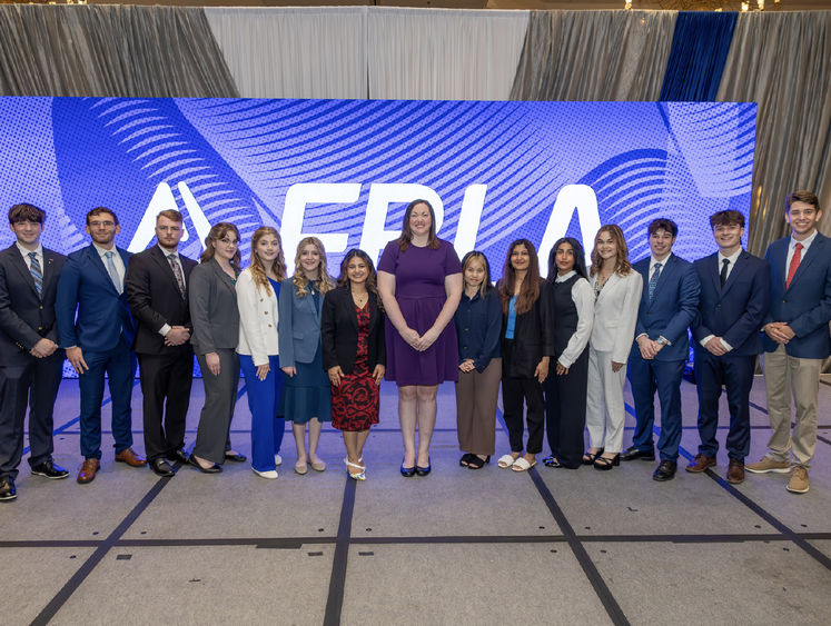Group photo of Harrisburg's FBLA chapter