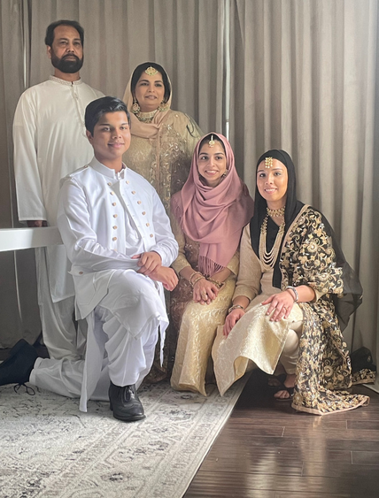 Shermeen and her family