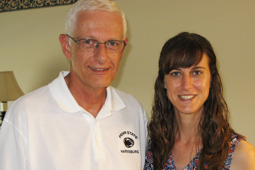 Jessica Sheets and her father Ethan