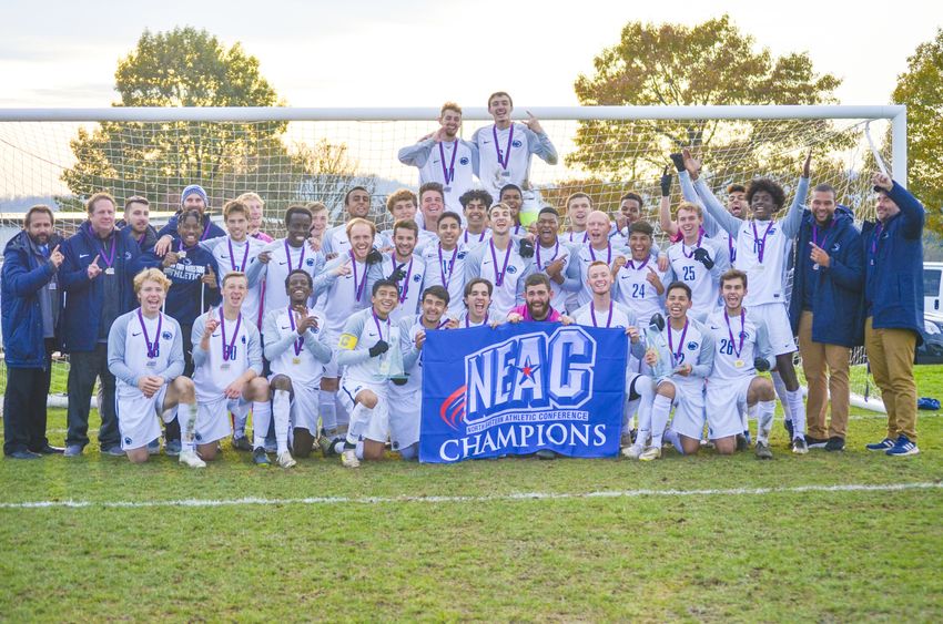 Harrisburg men's soccer wins first NEAC title, heads to first NCAA