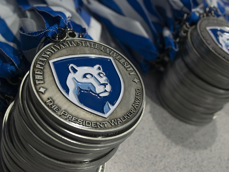 Medals with Penn State Shield 