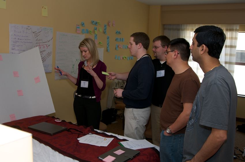 World Campus iMBA students analyze a company during a one-week residency.